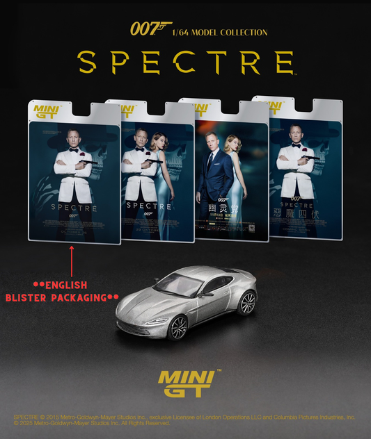 *Pre-Order* Mini GT No.910 Aston Martin DB10 "Spectre" - English Blister Packaging