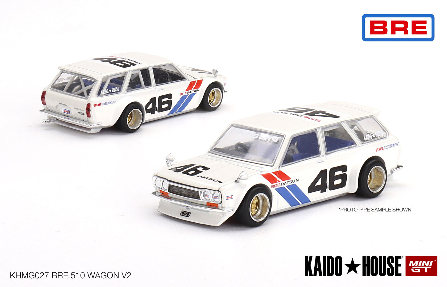 Mini GT x Kaido House No.027 Datsun Kaido 510 Wagon BRE V2