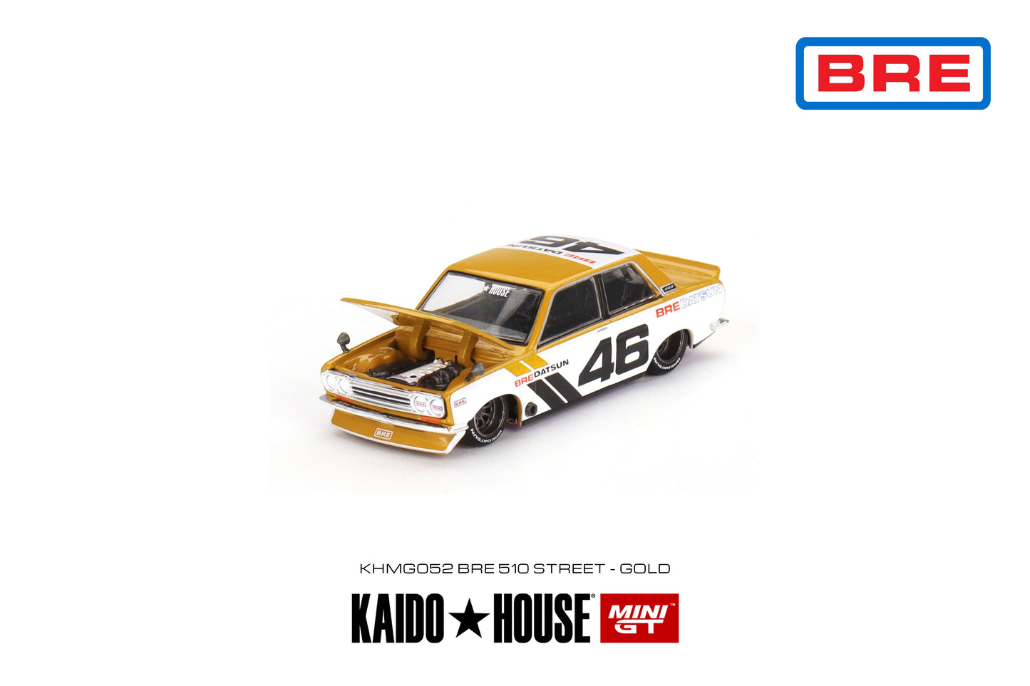 Mini GT x Kaido House No.052 Datsun 510 Street BRE510 V3