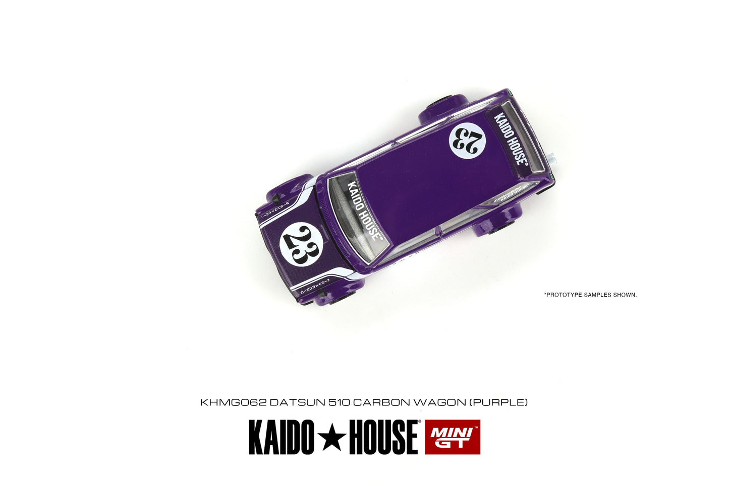 Mini GT x Kaido House No.062 Datsun Kaido 510 Wagon Carbon Fiber V1