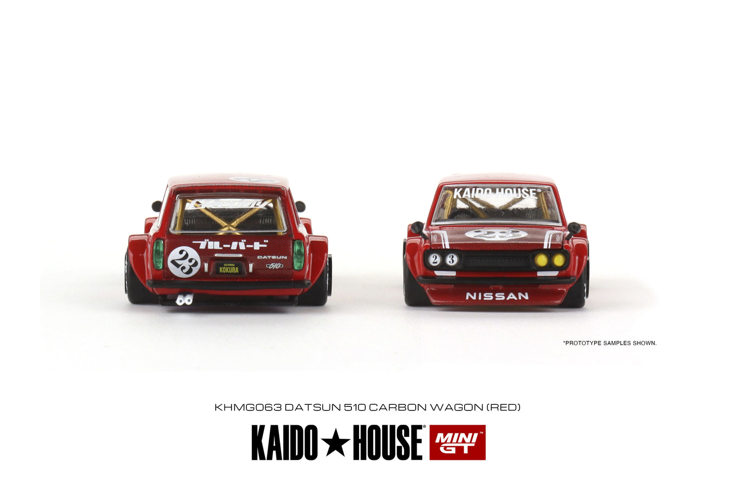 Mini GT x Kaido House No.063 Datsun Kaido 510 Wagon Carbon Fiber V2