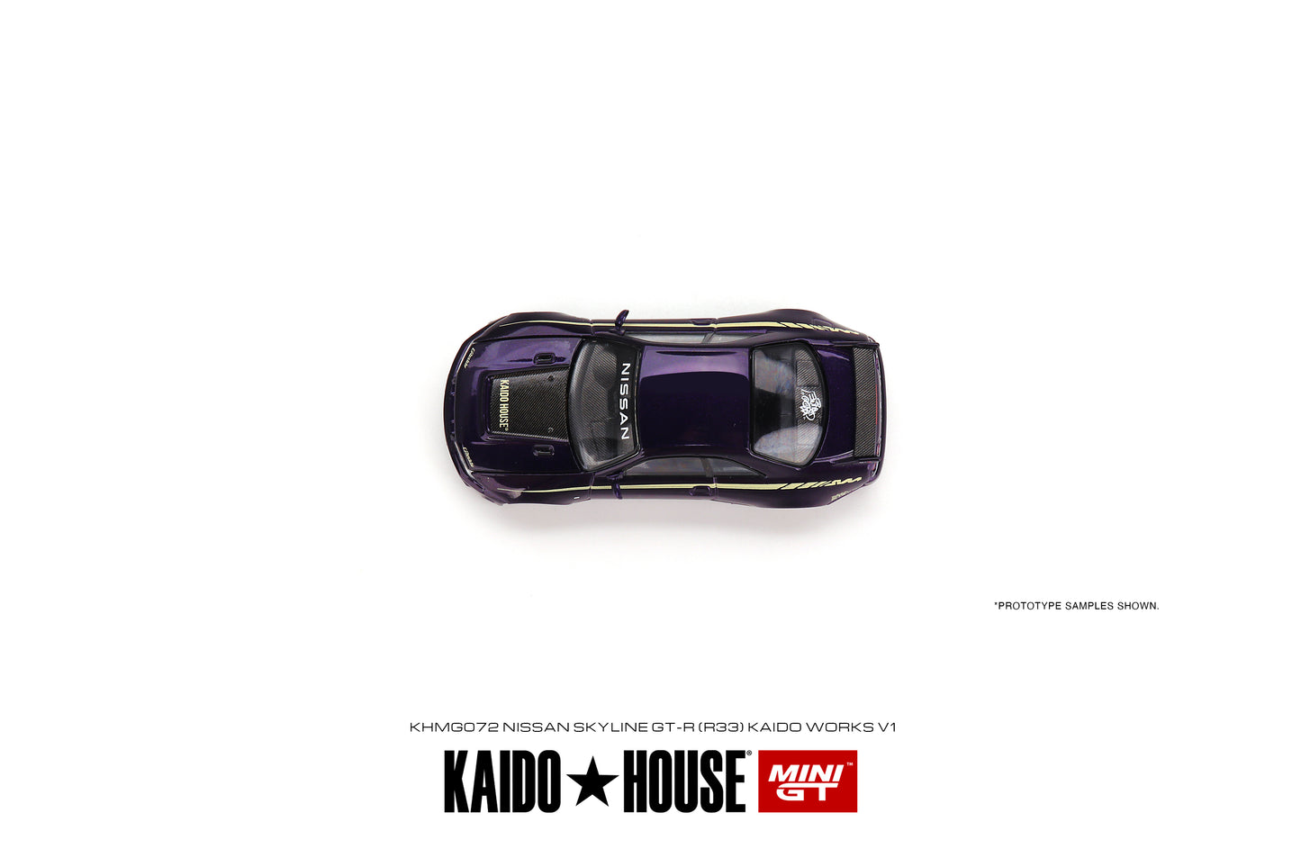 Mini GT x Kaido House No.072 Nissan Skyline GT-R (R33) Kaido Works V1