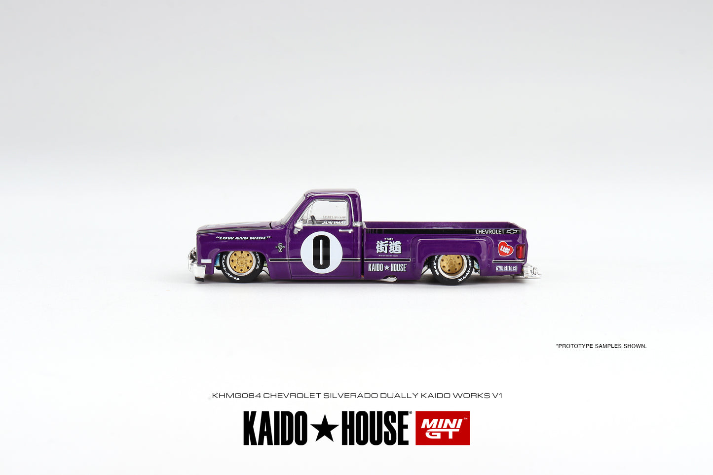 Mini GT x Kaido House No.084 Chevrolet Silverado Dually KAIDO V1