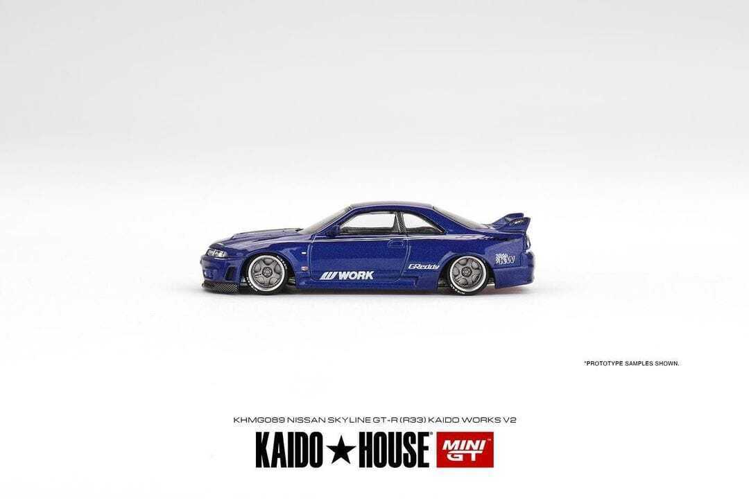 Mini GT x Kaido House No.089 Nissan Skyline GT-R (R33) Kaido Works V2