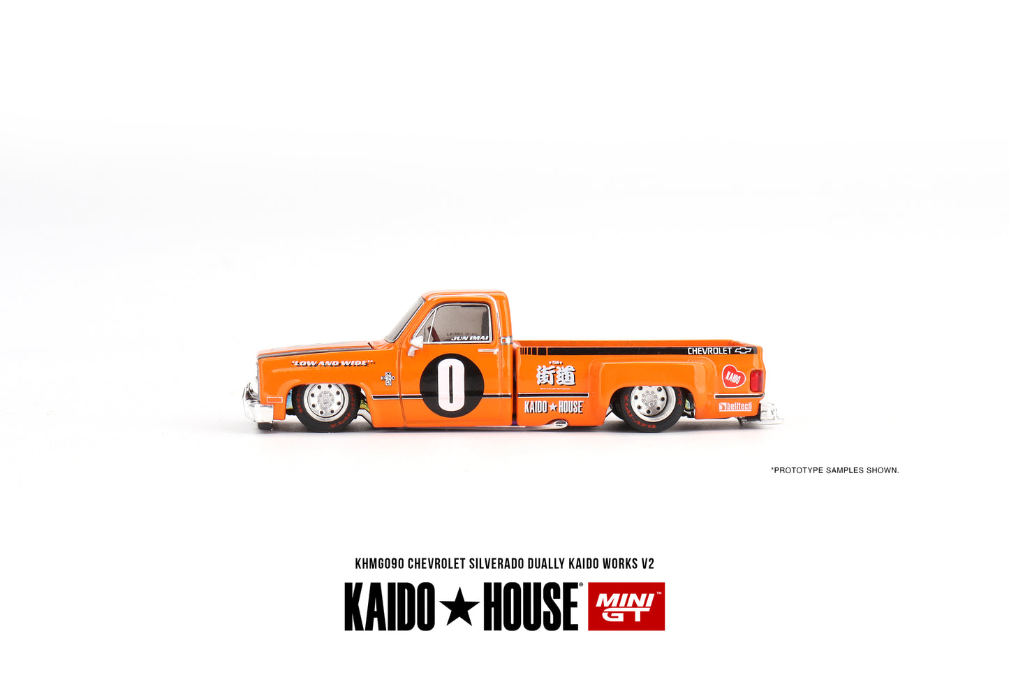 Mini GT x Kaido House No.090 Chevrolet Silverado Dually KAIDO WORKS V2