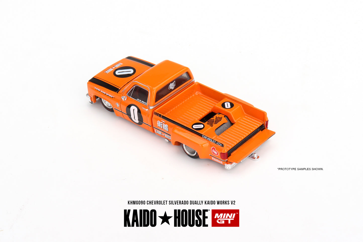 Mini GT x Kaido House No.090 Chevrolet Silverado Dually KAIDO WORKS V2