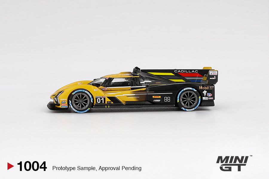 Mini GT No.1004 Cadillac V-Series.R #01 Cadillac Racing 2024 IMSA Sebring 12 Hrs