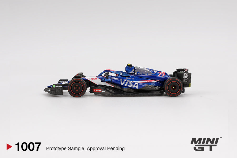 *Pre-Order* Mini GT No.1007 RB VCARB 01 #22 Yuki Tsunoda 2024 F1 2024 Bahrain GP