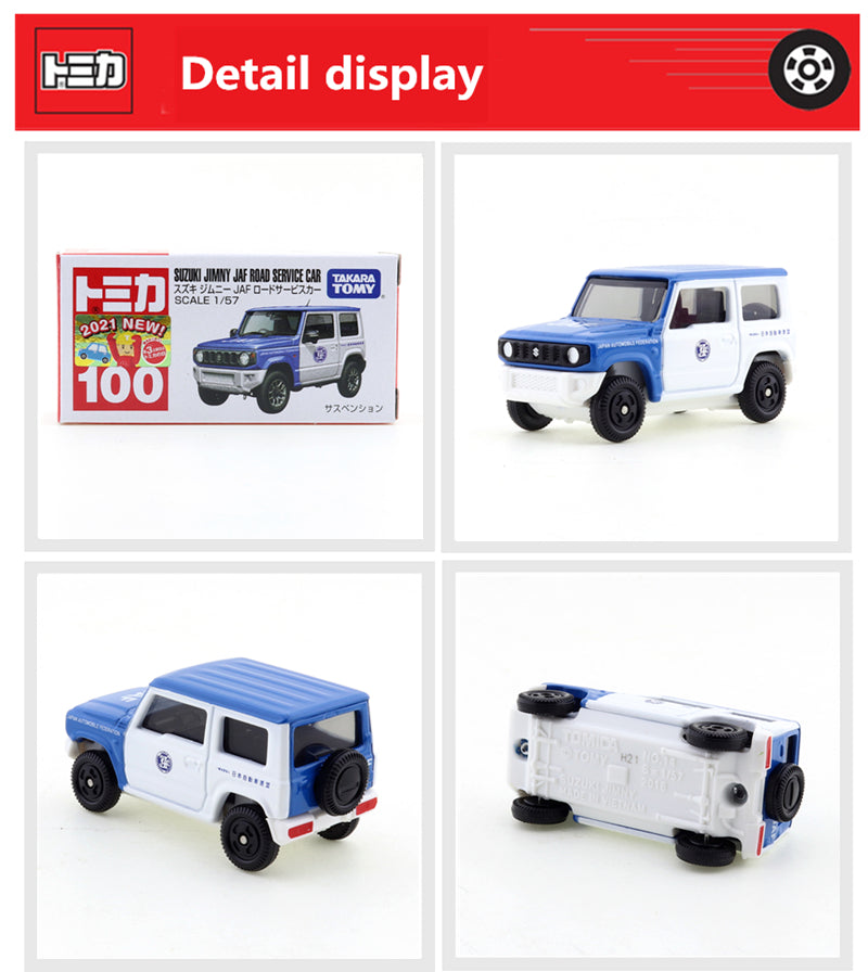 Tomica No.100 Suzuki Jimny JAF Road Service Car