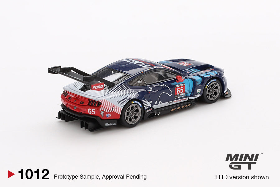 *Pre-Order* Mini GT No.1012 Ford Mustang GT3 #65 Ford Multimatic Motorsports 2024 IMSA Daytona 24 Hrs