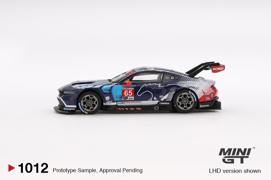 *Pre-Order* Mini GT No.1012 Ford Mustang GT3 #65 Ford Multimatic Motorsports 2024 IMSA Daytona 24 Hrs
