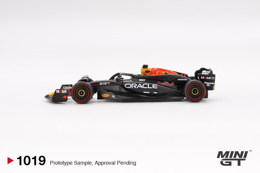 *Pre-Order* Mini GT No.1019 Oracle Red Bull Racing RB20 #11 Sergio Pérez 2024 F1 2024 Bahrain GP 2nd Place