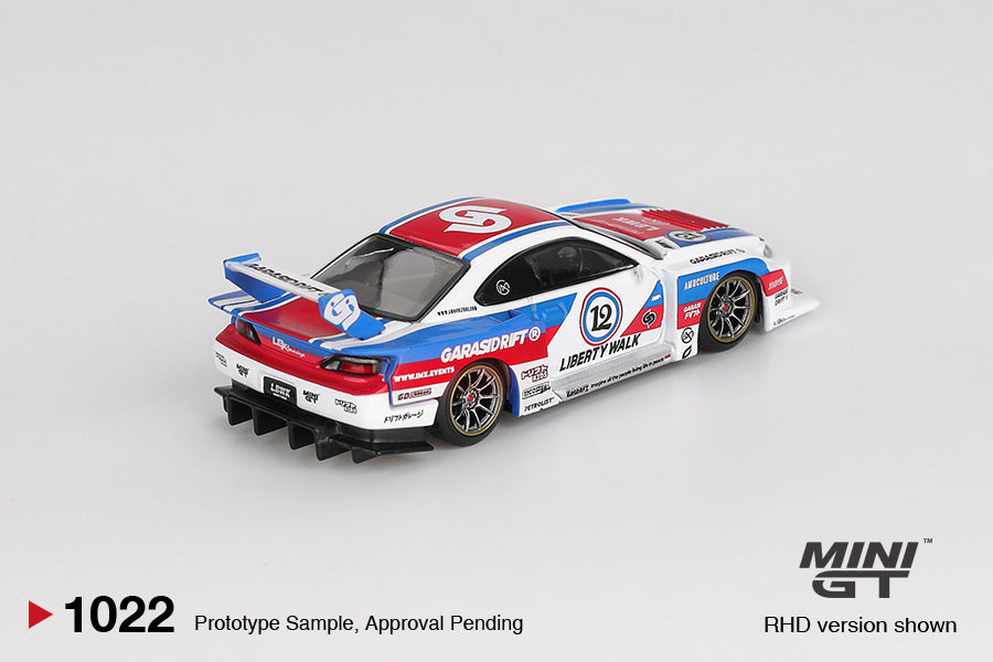 *Pre-Order* Mini GT No.1022 Nissan LB-Super Silhouette S15 SILVIA GARASIDRIFT x LBWK 2025