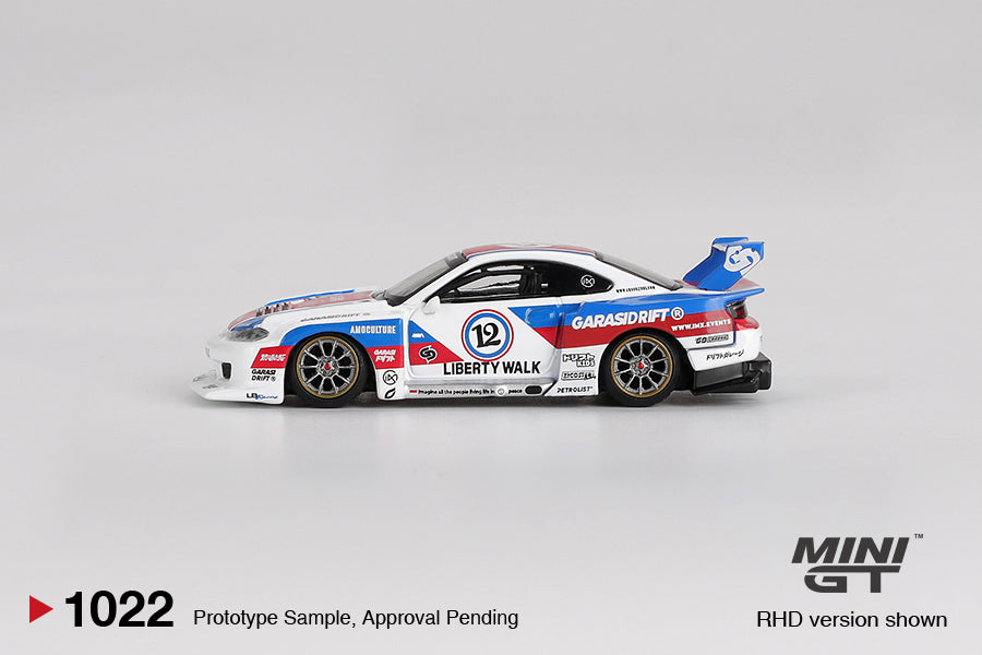 *Pre-Order* Mini GT No.1022 Nissan LB-Super Silhouette S15 SILVIA GARASIDRIFT x LBWK 2025