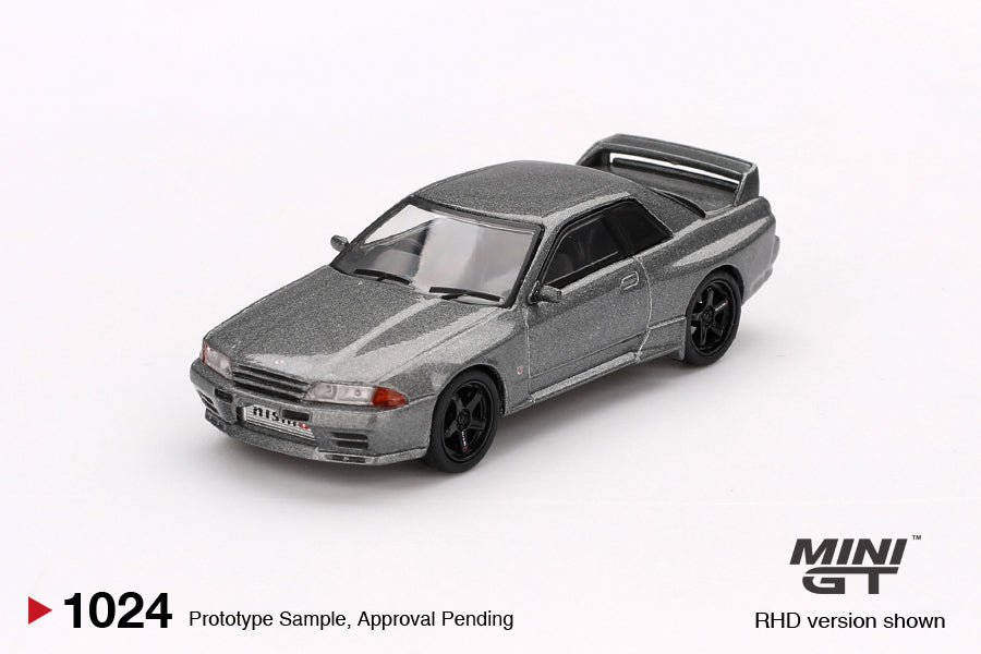 *Pre-Order* Mini GT No.1024 Nissan Skyline GT-R (NISMO BNR32 CRS Version) Dark Metal Gray