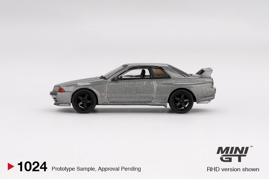 *Pre-Order* Mini GT No.1024 Nissan Skyline GT-R (NISMO BNR32 CRS Version) Dark Metal Gray
