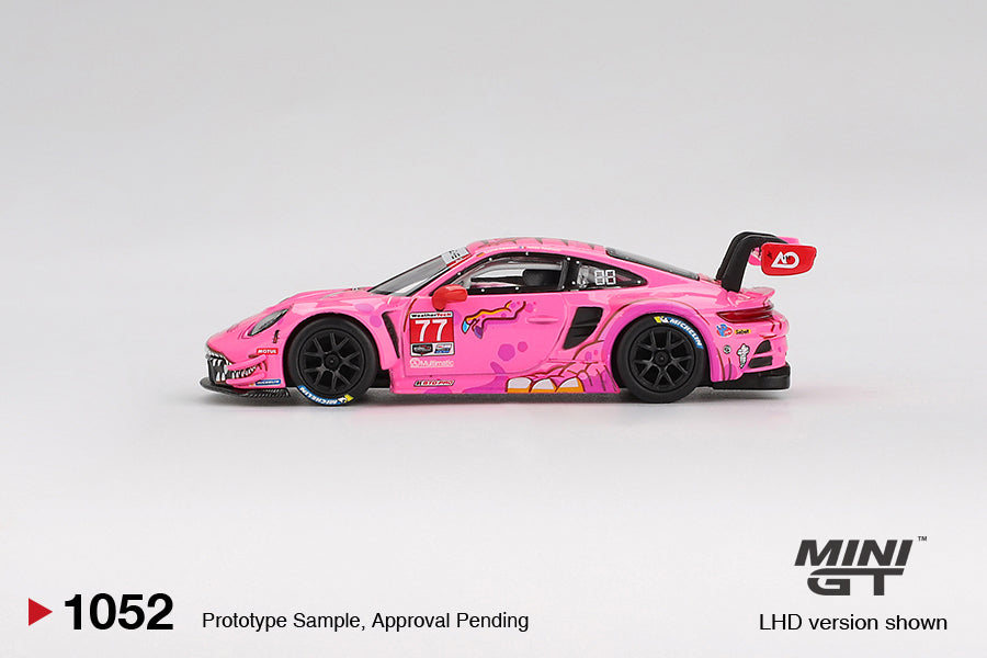 *Pre-Order* Mini GT No.1052 Porsche 911 GT3 R #77 AO Racing 2024 IMSA ROAD AMERICA