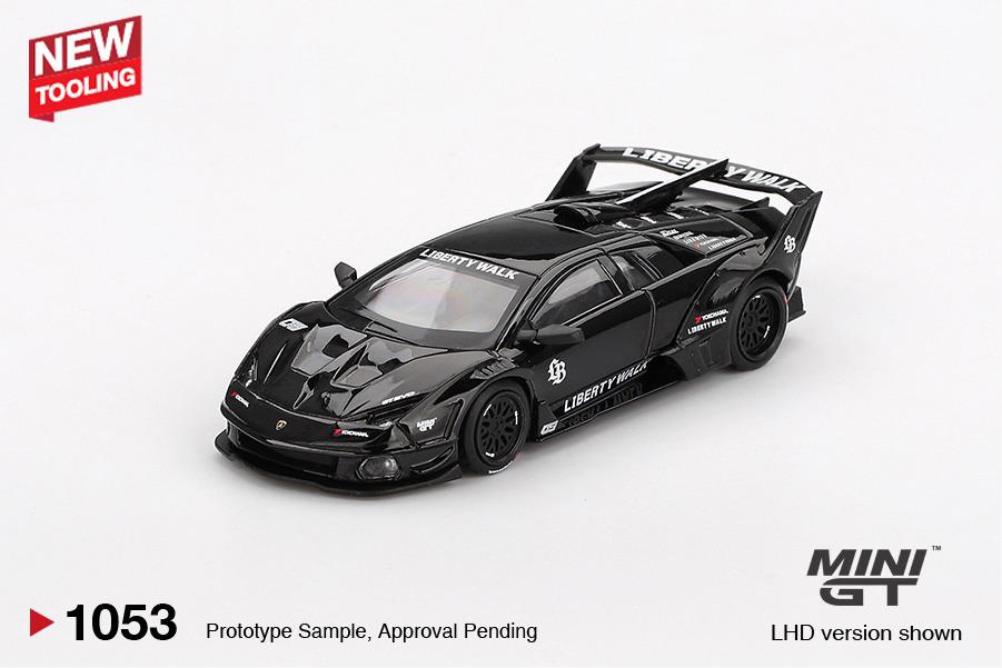 *Pre-Order* Mini GT No.1053 Lamborghini LB-Silhouette WORKS MURCIELAGO GT Evo Black