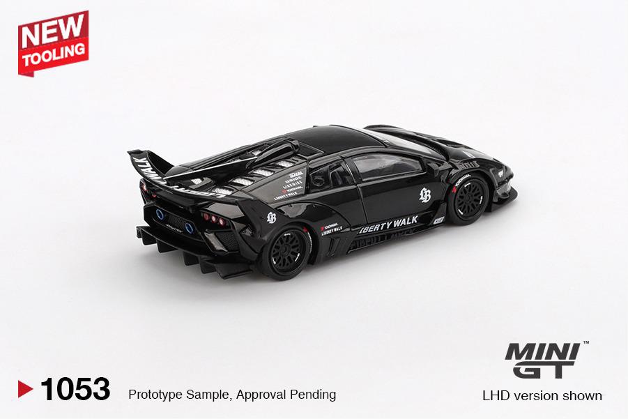 *Pre-Order* Mini GT No.1053 Lamborghini LB-Silhouette WORKS MURCIELAGO GT Evo Black