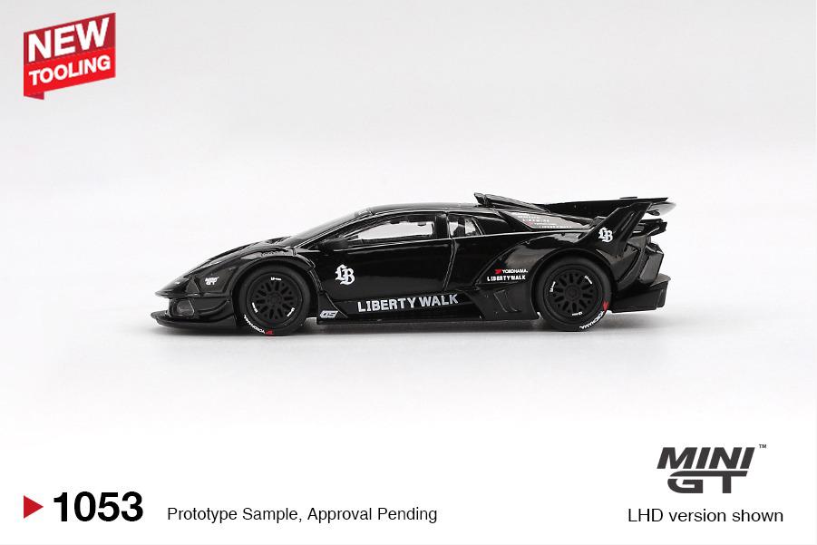*Pre-Order* Mini GT No.1053 Lamborghini LB-Silhouette WORKS MURCIELAGO GT Evo Black