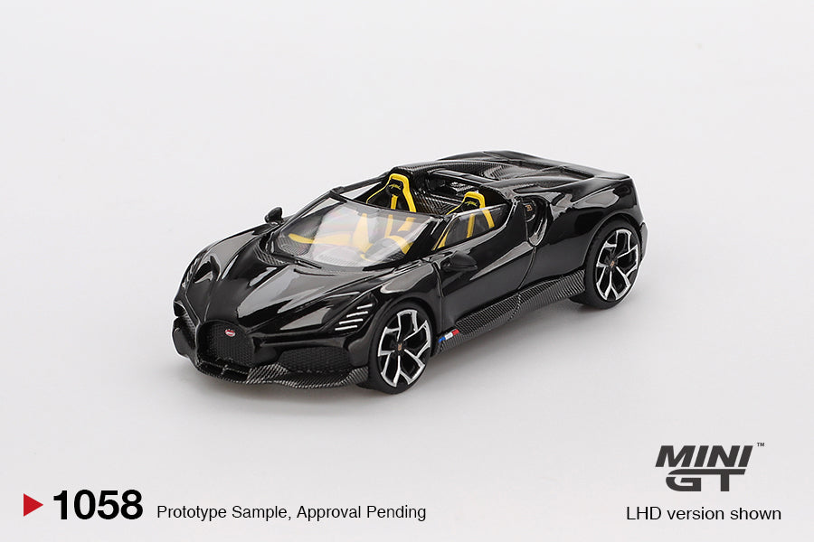 *Pre-Order* Mini GT No.1058 Bugatti W16 Mistral Black