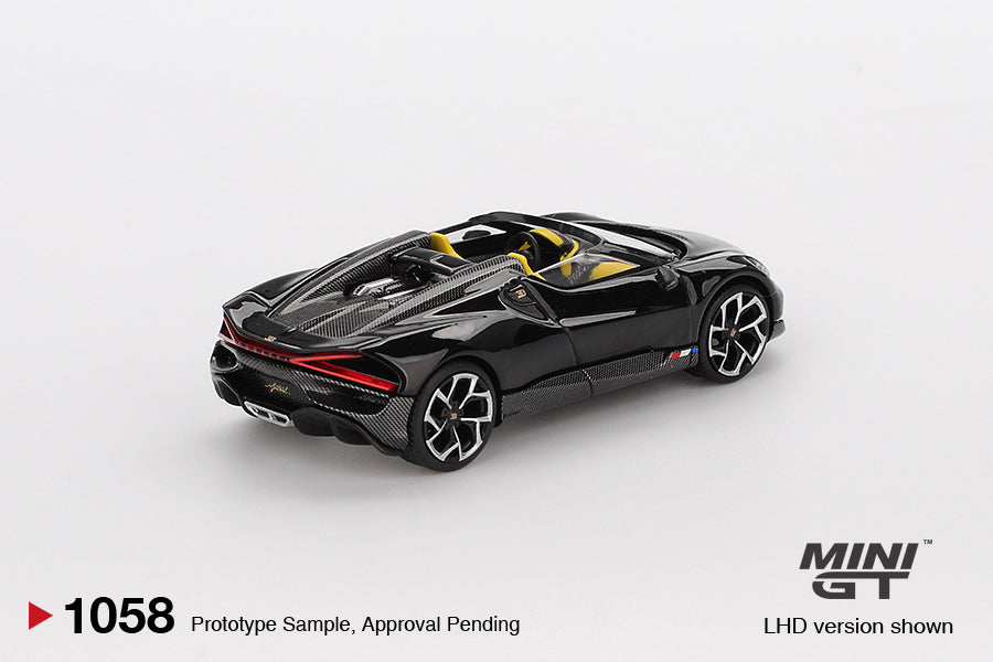 *Pre-Order* Mini GT No.1058 Bugatti W16 Mistral Black