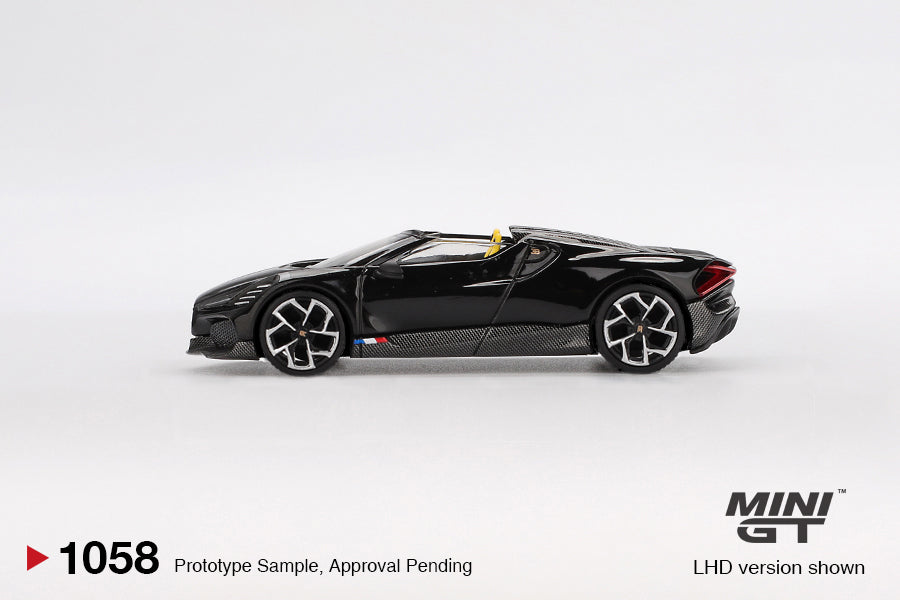 *Pre-Order* Mini GT No.1058 Bugatti W16 Mistral Black