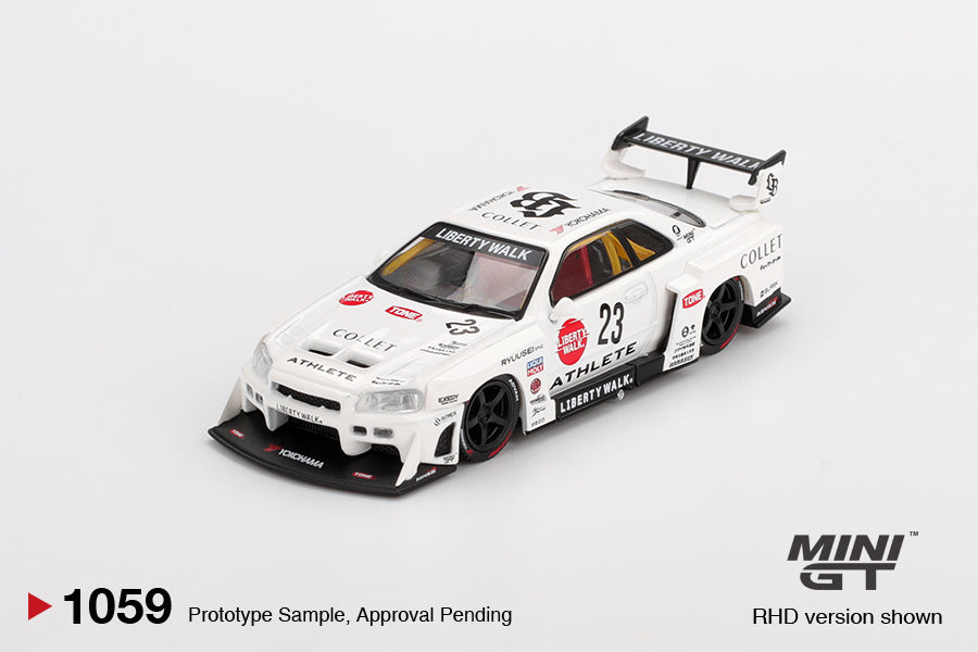 Pre Order Mini GT No 1059 Nissan LB ER34 Super Silhouette ATHLETE CO pre-order-mini-gt-no-1059-nissan-lb-er34-super-silhouette-athlete-co