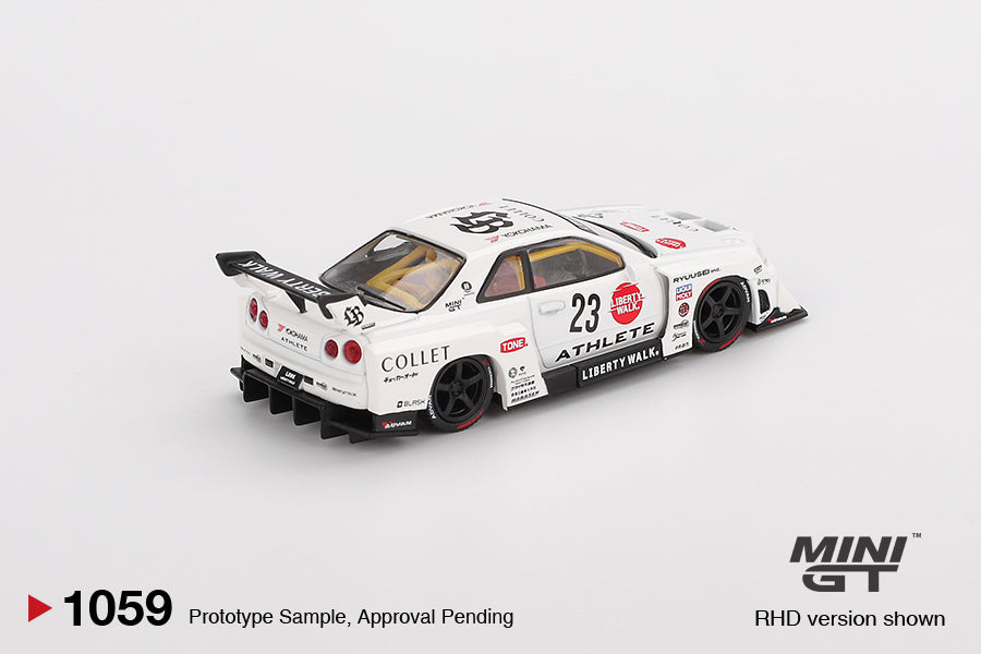 *Pre-Order* Mini GT No.1059 Nissan LB-ER34 Super Silhouette ATHLETE/COLLET