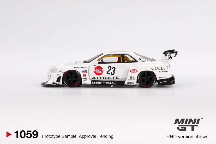 *Pre-Order* Mini GT No.1059 Nissan LB-ER34 Super Silhouette ATHLETE/COLLET