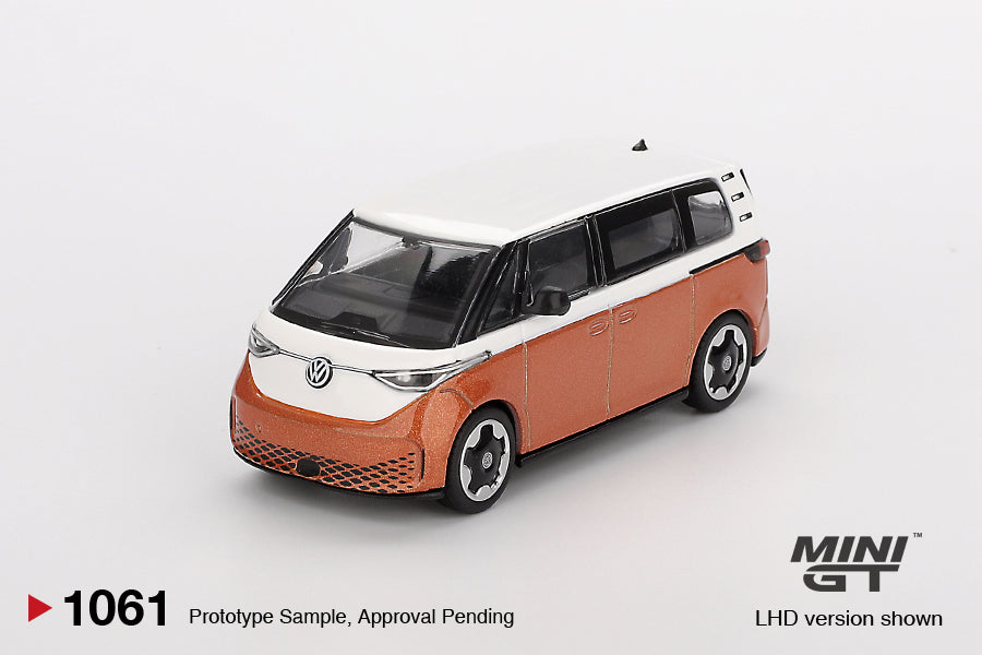 *Pre-Order* Mini GT No.1061 Volkswagen ID.Buzz Candy White / Energetic Orange