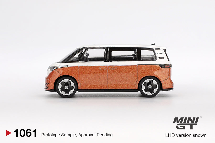 *Pre-Order* Mini GT No.1061 Volkswagen ID.Buzz Candy White / Energetic Orange