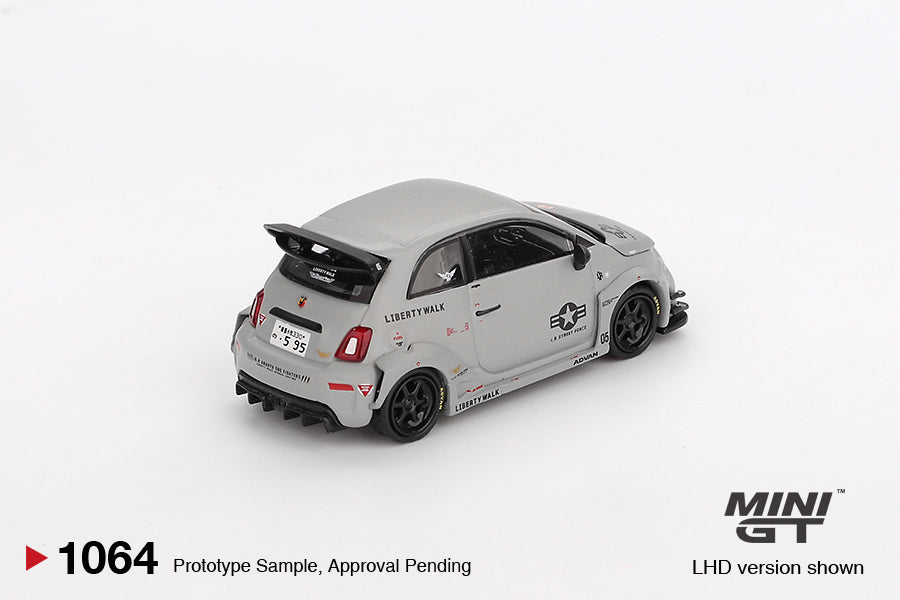 *Pre-Order* Mini GT No.1064 Abarth 595 LB-WORKS x Abas Works Fighters