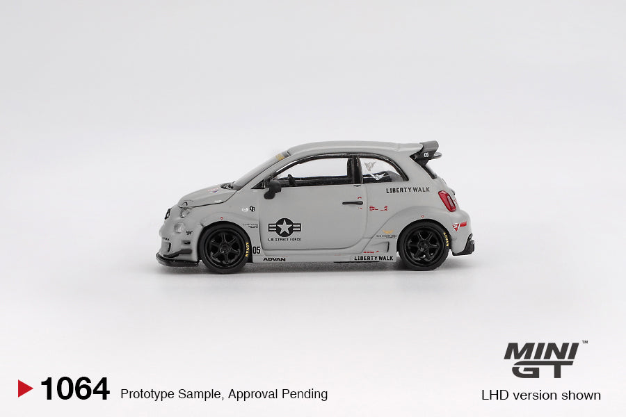 *Pre-Order* Mini GT No.1064 Abarth 595 LB-WORKS x Abas Works Fighters