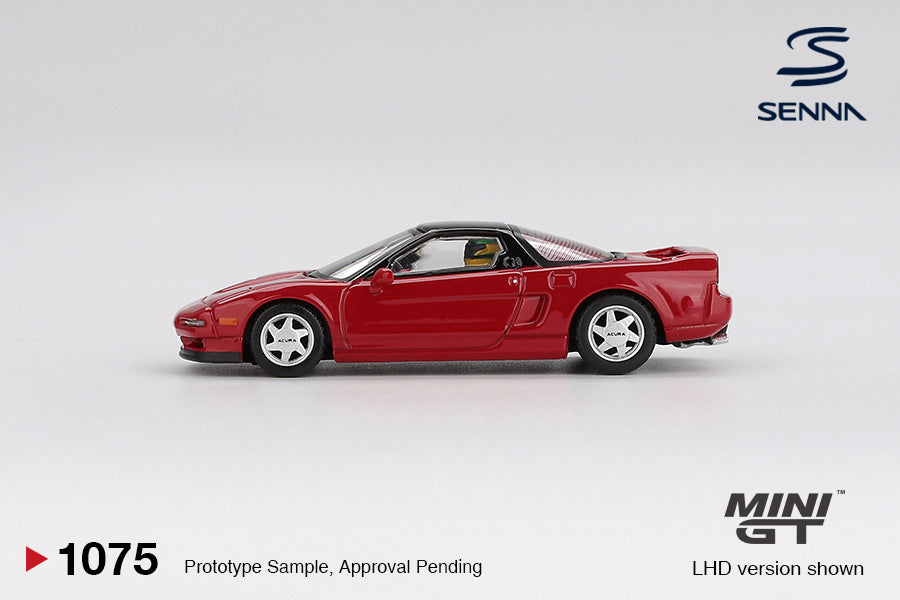 *Pre-Order* Mini GT No.1075 Honda NS-X Prototype Midship Sports 1989 Ayrton Senna w/ Figure