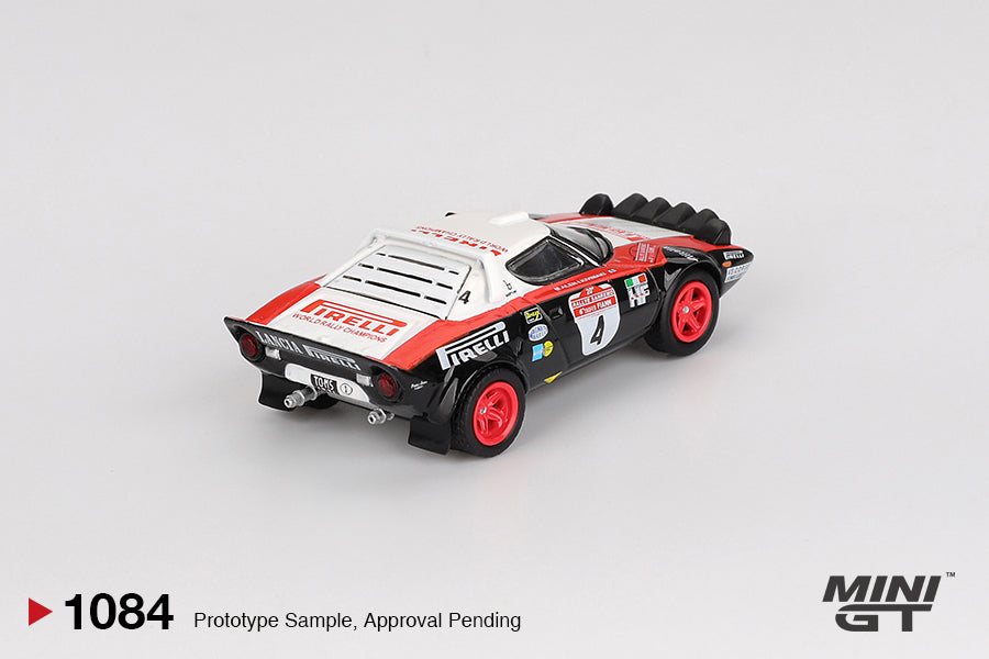 *Pre-Order* Mini GT No.1084 Lancia Stratos HF #4 1978 Rally Sanremo Winner