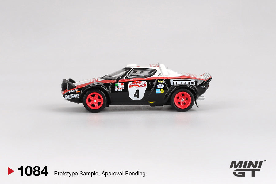 *Pre-Order* Mini GT No.1084 Lancia Stratos HF #4 1978 Rally Sanremo Winner