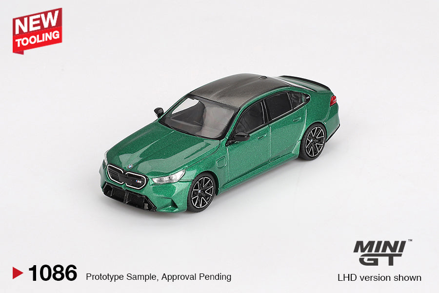 *Pre-Order* Mini GT No.1086 BMW M5 (G90) Isle of Man Green Metallic