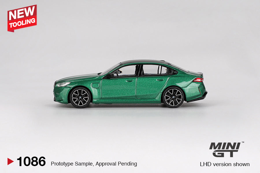 *Pre-Order* Mini GT No.1086 BMW M5 (G90) Isle of Man Green Metallic