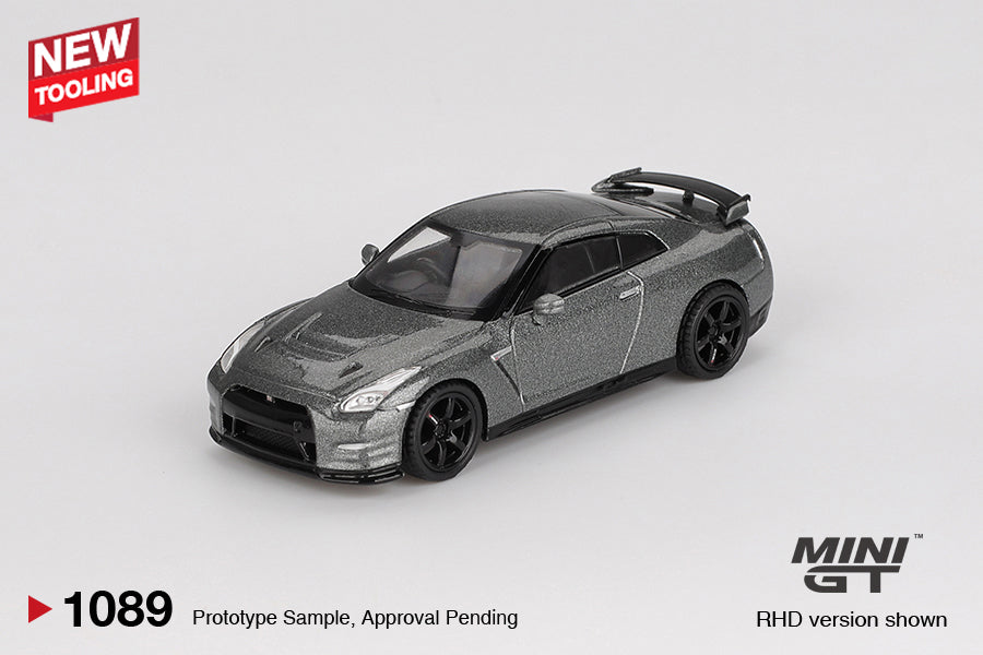 *Pre-Order* Mini GT No.1089 Nissan GT-R 2013 Dark Metal Gray (NISMO R35 CRS Version)