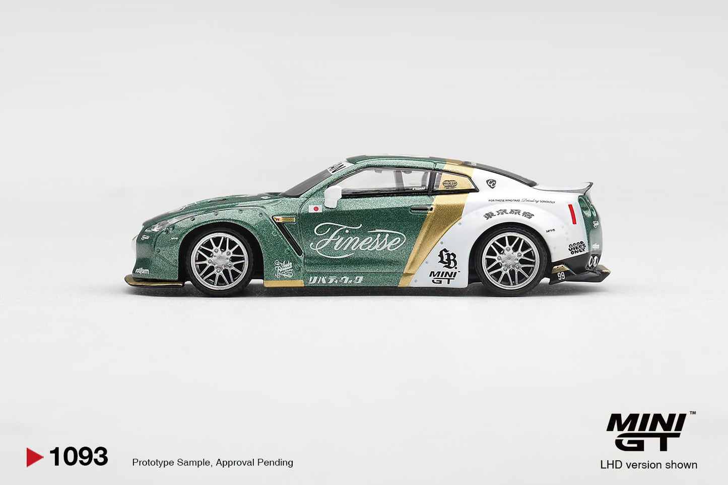 *Pre-Order* Mini GT No.1093 Nissan GT-R (R35) LB★WORKS Type 1, Custom Ducktail Auto Finesse