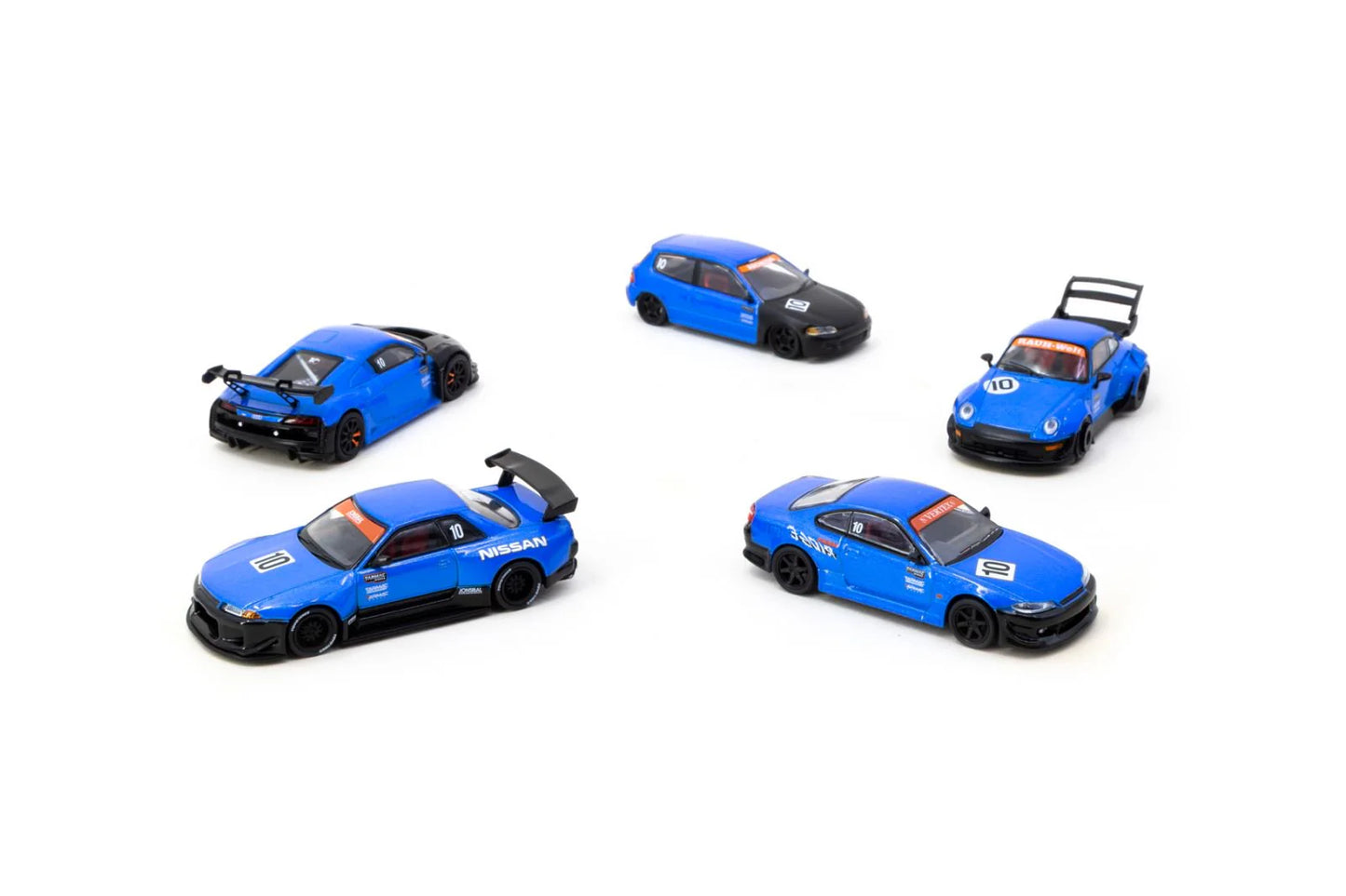 *Pre-Order* Tarmac Works 10th Anniversary Box Set - 5 Model Cars + Trading Cards Combo Set
