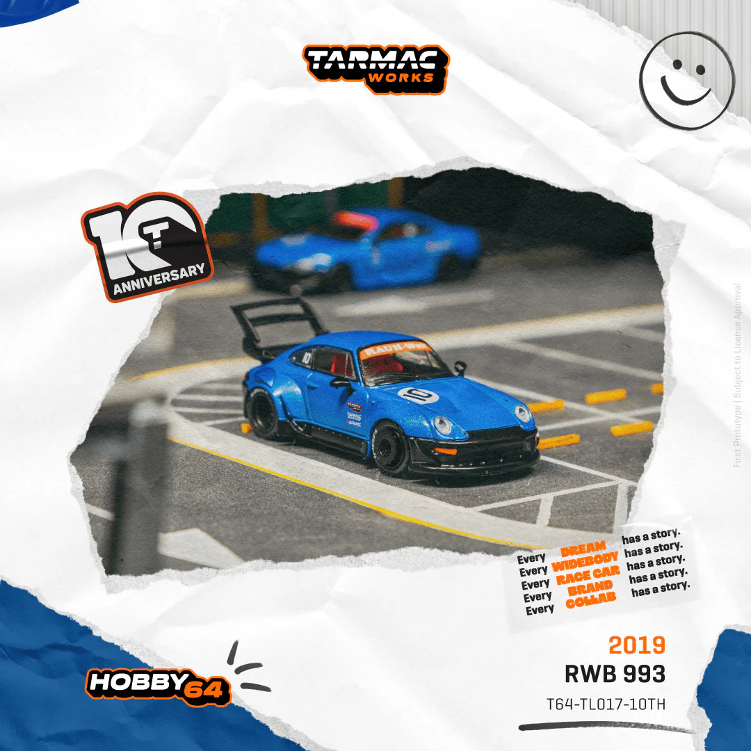 *Pre-Order* Tarmac Works 10th Anniversary Box Set - 5 Model Cars + Trading Cards Combo Set