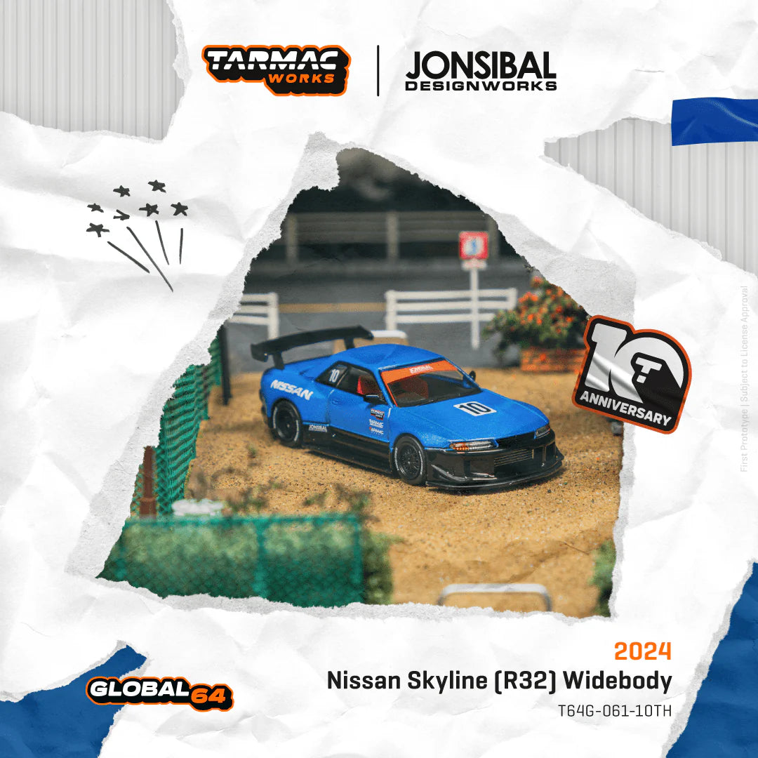 *Pre-Order* Tarmac Works 10th Anniversary Box Set - 5 Model Cars + Trading Cards Combo Set