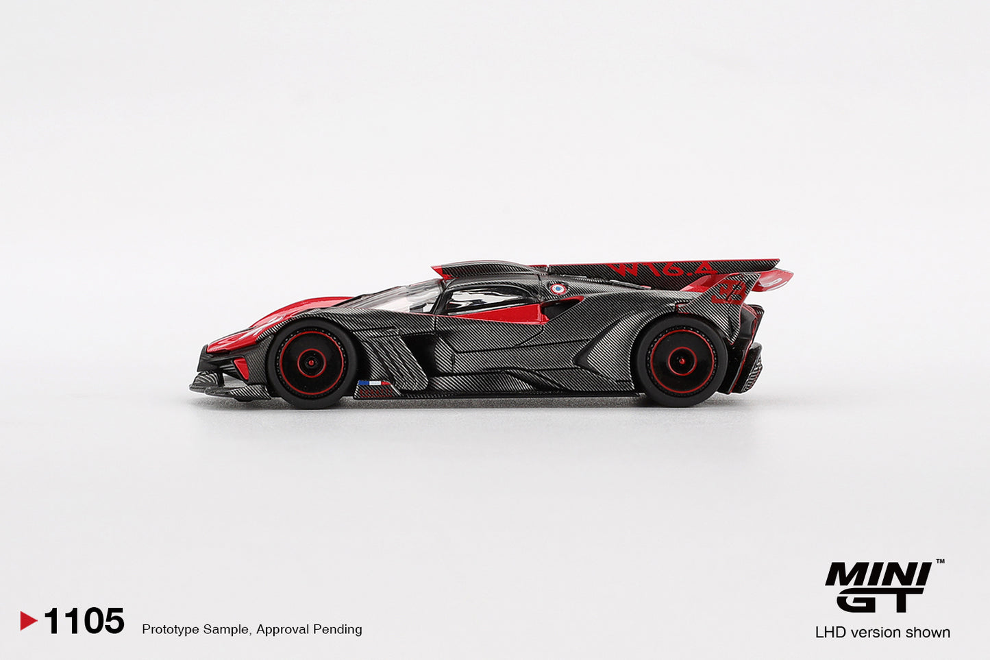 *Pre-Order* Mini GT No.1105 Bugatti Bolide Red