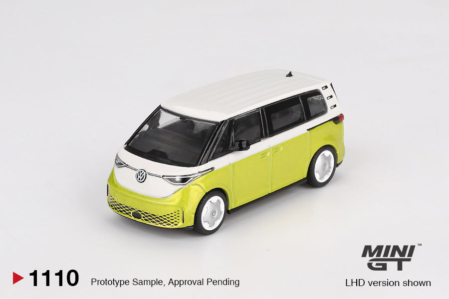 *Pre-Order* Mini GT No.1110 Volkswagen ID.Buzz Candy White / Pomelo Yellow
