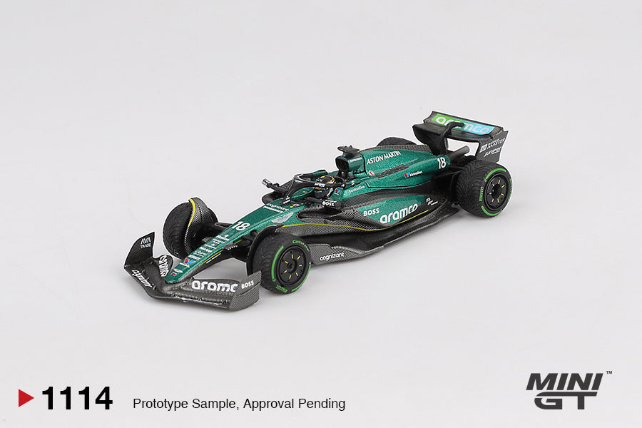 *Pre-Order* Mini GT No.1114 Aston Martin AMR24 #18 Lance Stroll 2024 F1 2024 Canadian GP