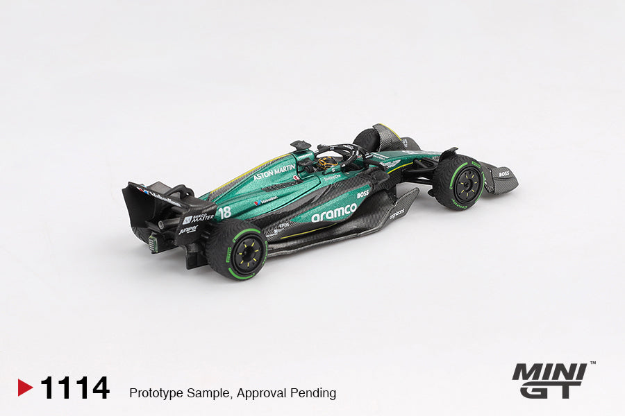 *Pre-Order* Mini GT No.1114 Aston Martin AMR24 #18 Lance Stroll 2024 F1 2024 Canadian GP