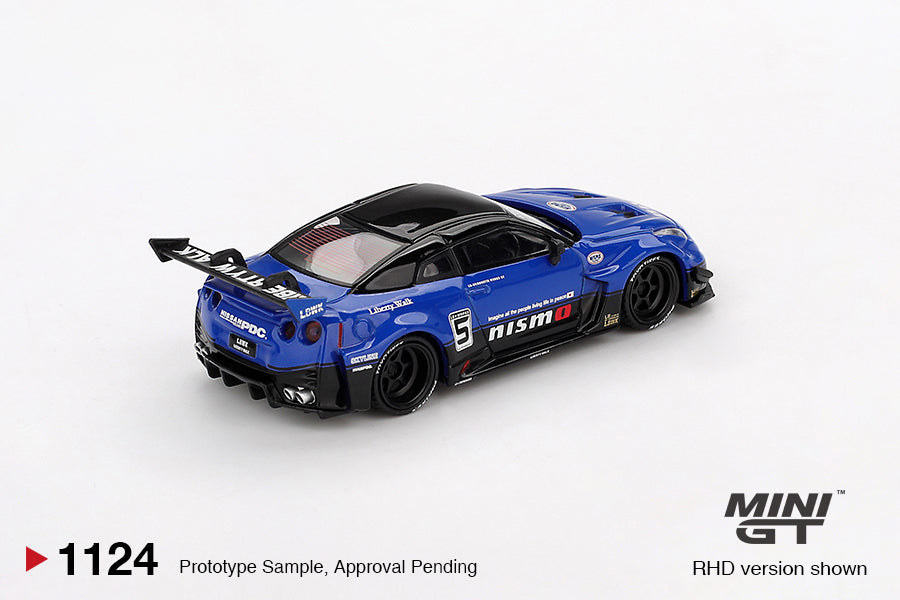 *Pre-Order* Mini GT No.1124 LB-Silhouette WORKS GT NISSAN 35GT-RR Ver.2 Blue
