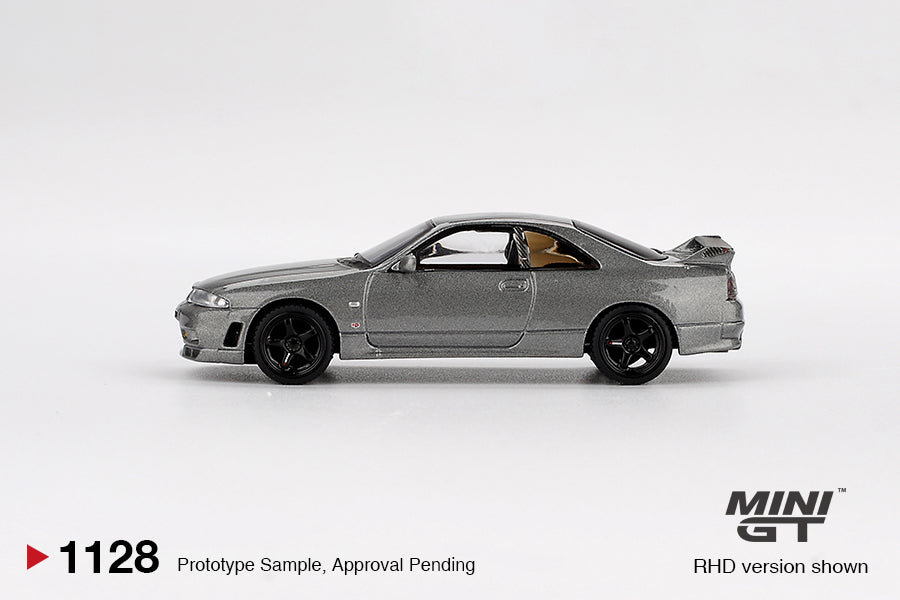 *Pre-Order* Mini GT No.1128 Nissan Skyline GT-R Dark Metal Gray (NISMO BCNR33 CRS Version)